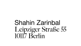 Shahin Zarinbal, Berlin