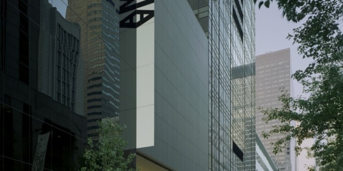 The Museum of Modern Art, designed by Yoshio Taniguchi. Entrance at 53rd Street. Photo © 2011 Timothy Hursley