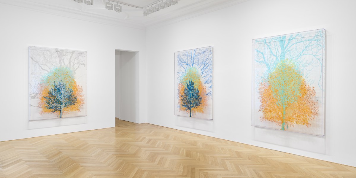 Charles Gaines, installation view, Galerie Max Hetzler, Berlin, 2018. Photo: def image. Courtesy of the artist and Galerie Max Hetzler, Berlin | Paris | London