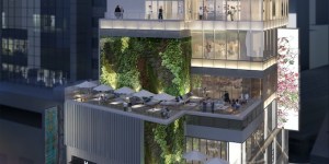 Rendering of H Queen's building. Courtesy of H Queen's and David Zwirner, Hong Kong.