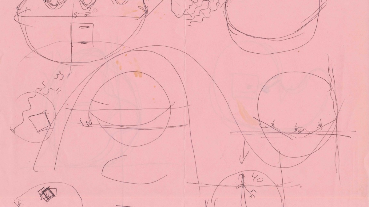 Joseph Grigely, Unrealized Drawing, 1991. Courtesy the artist, Aguirre and Air de Paris.