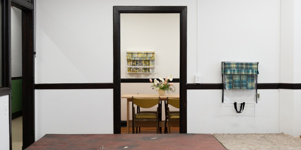 Libby Rothfeld and John Knight at Apparatus Projects