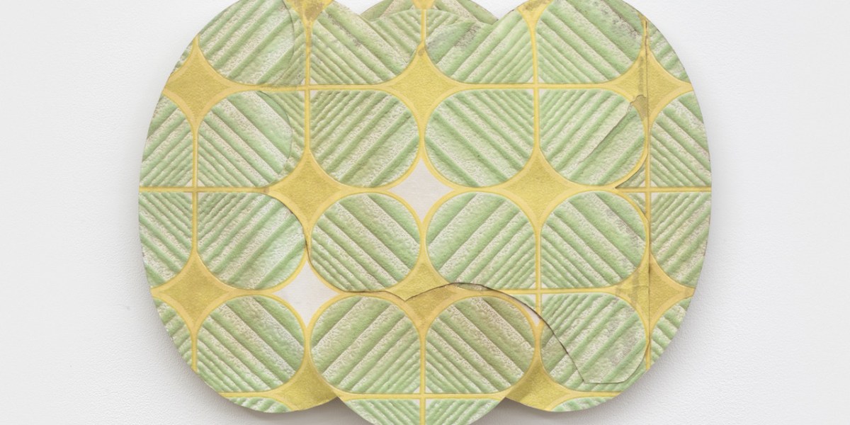 Steph Huang, 'The Gone Room', 2024, MDF, wallpaper, 45 x 37 x 2.5 cm, courtesy of the artist