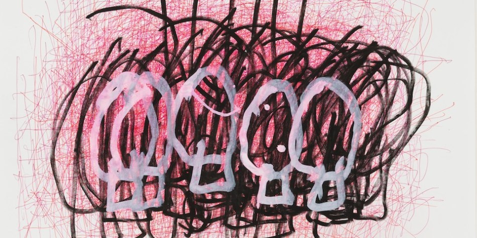 Dan Miller (b. 1961), Untitled, 2024, Acrylic and ink on paper, 22 x 30 inches