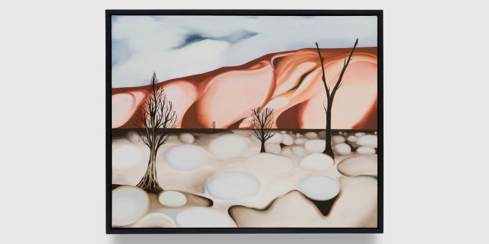 Robert Zehnder, Aravind’s Screensaver, 2025, Oil on Canvas over Panel, 25 5/8 x 31 5/8 inches, 65.1 x 80.3 cm, Photography by GC Photo