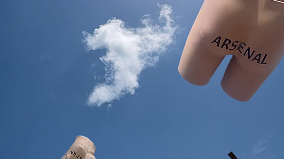 Fiona Banner, 'DISARM (portrait),' 2023 (video still)
