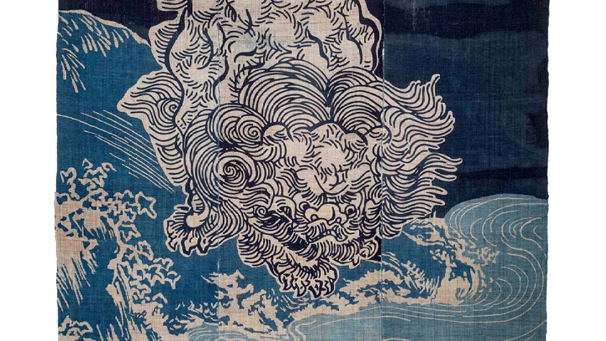 Natalia Siu Munro, Reflection of a Kajarishi, 2025.
Oaxaca indigo on ramie. 43.4 x 39.4 inches.
