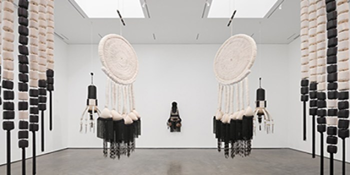 
Indian Theater: Native Performance, Art, and Self-Determination since 1969 [Installation view, Hessel Museum of Art, Center for Curatorial Studies, Annandale-on-Hudson, NY. 2023]. Photo: Olympia Shannon, 2023.