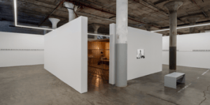 Tehching Hsieh, One Year Performance 1978–1979 (Cage Piece), 1978–79. Tehching Hsieh: Lifeworks 1978–1999, installation view, Dia Beacon, New York, 2025–27. © Tehching Hsieh. Photo: Bill Jacobson Studio, New York
