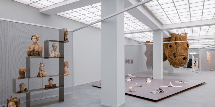 [ materialistin ]. Matter of Care, Care of Matter, exhibition view at Hamburger Bahnhof – Nationalgalerie der Gegenwart, 03.07.2026 to 28.02.2027, featuring works by: Laura Eckert, Sophie Uchman, Agnes Lammert, Elisabeth Howey, Enne Haehnle, Theresa Rothe © die Künstlerinnen, VG Bildkunst, Bonn 2026 / Foto: Jacopo La Forgia