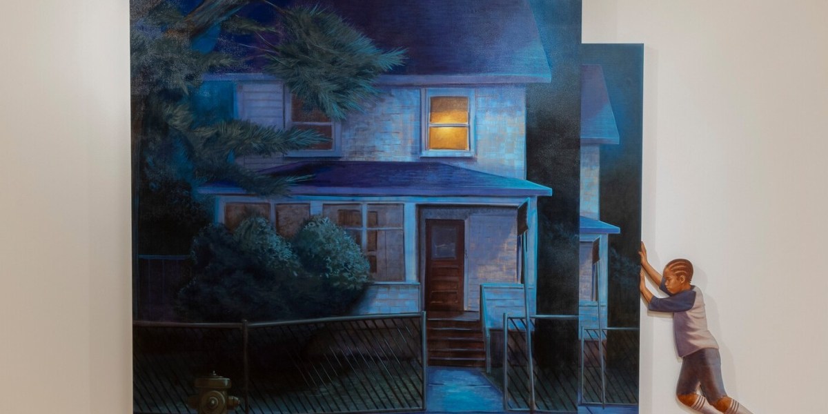 Titus Kaphar (American, born 1976). Do You Remember Douglas Street, 2023–24. Oil on canvas. Minneapolis Institute of Art 2026.16a,b