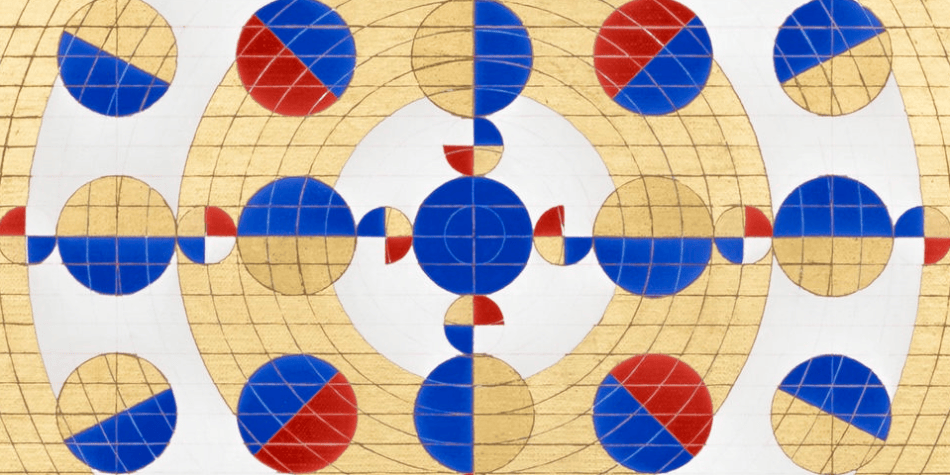 Gabriel Orozco: 'Sundial', 2026. Tempera and gold leaf on linen. 60 x 60 x 3.6 cm | 23 1/2 x 23 1/2 x 1 1/2 in. © Gabriel Orozco. Photo © White Cube (Gerardo Landa Rojano). 