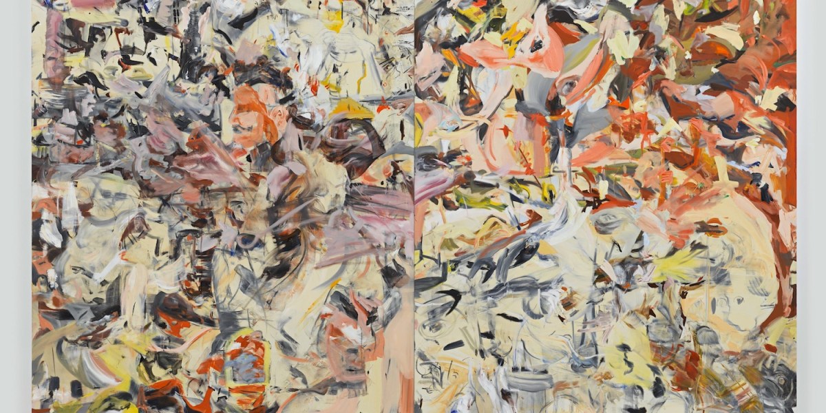 Cecily Brown, ‘A sunset, a ruin, a crowd, and a battle’, 2025