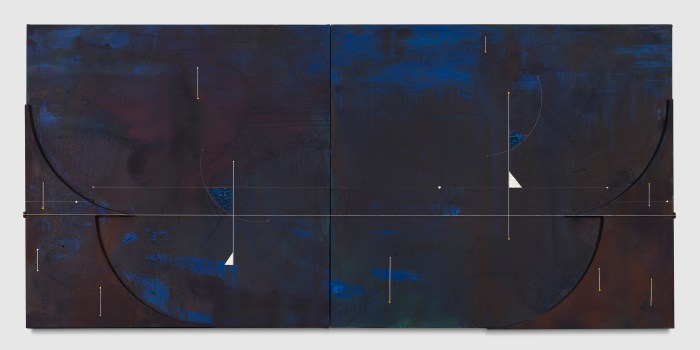 Torkwase Dyson, Interbeing Blue, 2026 © Torkwase Dyson, courtesy Pace Gallery.