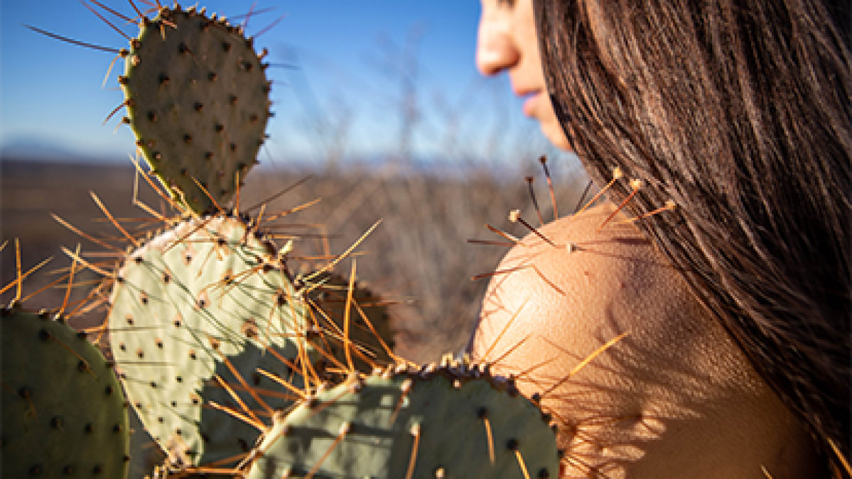 M. Jenea Sanchez, Self Portrait 3, 2021. C-print.
