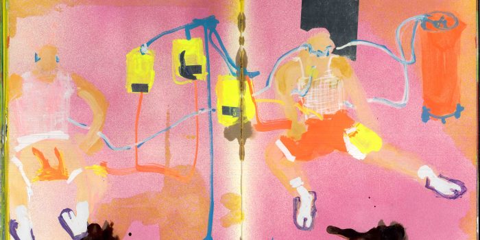 Paul Prothesis, Queer(ed) through Caring – Role Models of a Vulnerable Masculinity, A4 / 81 double pages, Sept – Dec 2024
© Paul Prothesis, Courtesy of the artist and Galerie Crone, Berlin Vienna