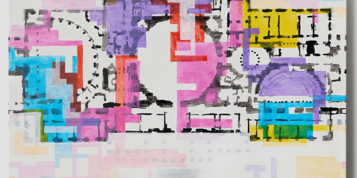 JORGE OTERO-PAILOS | "Capitol 3b," 2022. Acrylic paint on canvas, 34 x 34 in (86.4 x 86.4 cm)