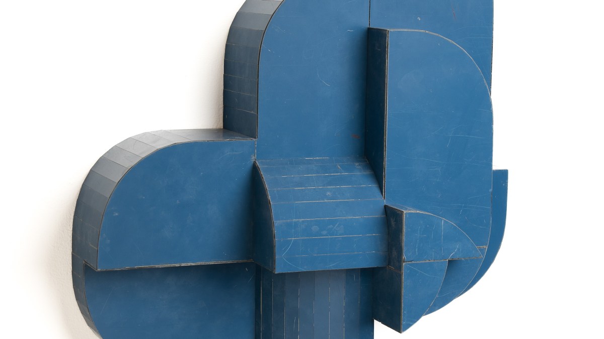 Ted Larsen, 1975 Chevrolet Silverado, 2025, Salvage Steel, Marine-grade Plywood, Silicone, Vulcanized Rubber, Hardware, 20 x 16 x 7 inches